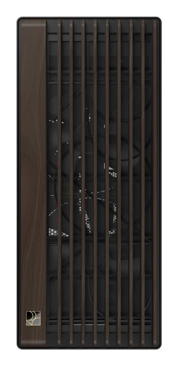 ASUS ProArt PA602 Wood Edition Modern Black - Tempered Glass Panel Midi Tower Czarny, Drewno