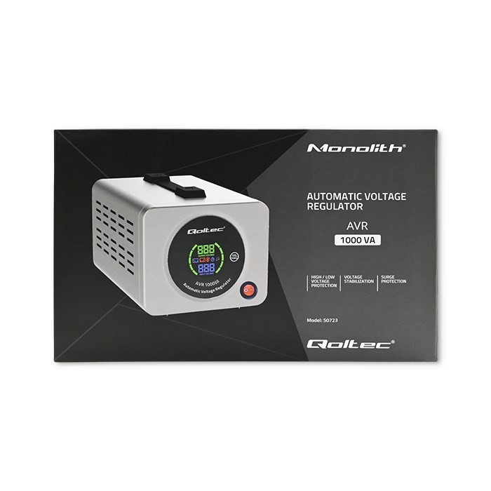 Qoltec Automatyczny stabilizator napięcia AVR 1000VA