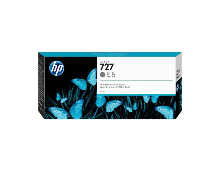 HP Szary wkład atramentowy 727 DesignJet 300 ml