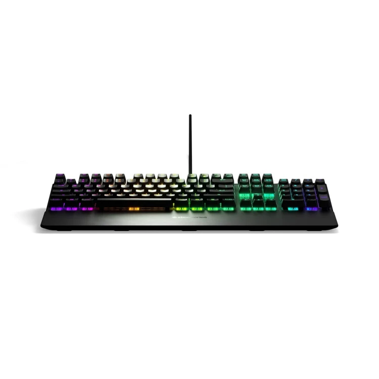 Klawiatura gamingowa SteelSeries Apex 5, układ amerykański, przewodowa, czarna Klawiatura gamingowa SteelSeries Apex 5 Hybrydowe niebieskie mechaniczn