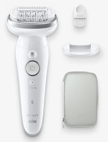 Depilator IPL BRAUN Silk-epil 9-011 3D,  praca na sucho i mokro, Biały, Złoto