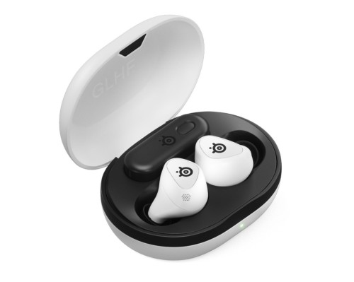 Steelseries Arctis Gamebuds Zestaw słuchawkowy Bezprzewodowy Douszny Gaming Bluetooth Biały