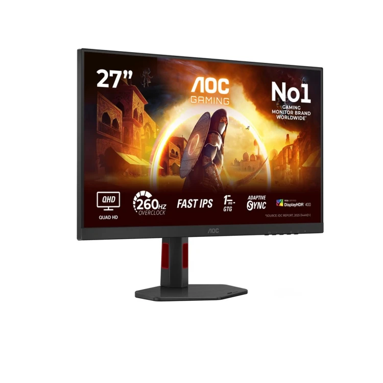 Monitor LCD 27" AOC G4 Q27G4ZR 68,6cm 2560x1440px Quad HD LED Czarno-Czerwony