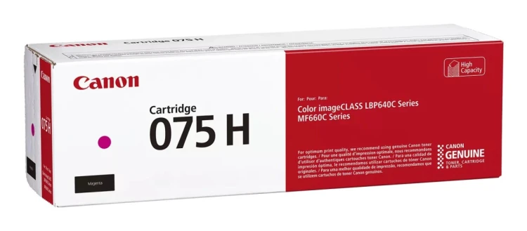 Canon 075 H kaseta z tonerem 1 szt. Oryginalny Purpurowy