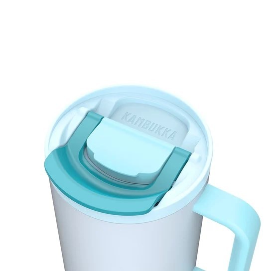 Kubek termiczny z teleskopową słomką Kambukka Rio Tumbler 950ml Frosty Coconut