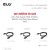 CLUB3D CAC-1188 adapter kablowy 0,09 m Mini DisplayPort HDMI Czarny