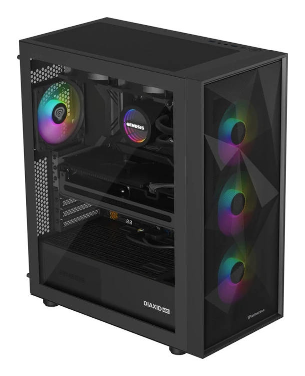 Obudowa komputera GENESIS NLG-2319 Zestaw do chłodzenia płynami Czarny