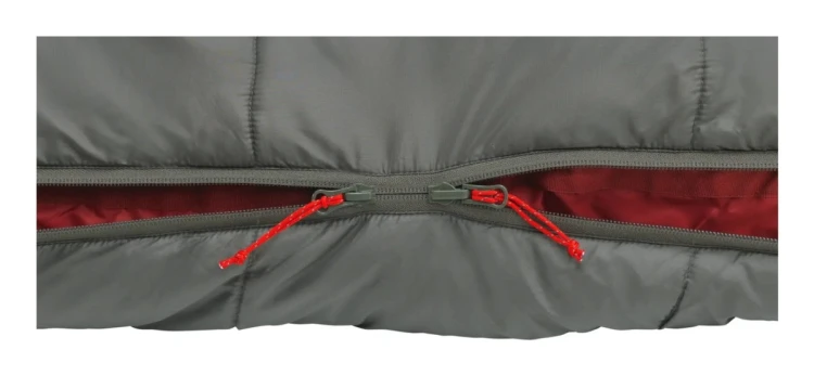 Robens Snowfall III Dorosły Śpiwór pół prostokątny Nylon, Poliester Zielony