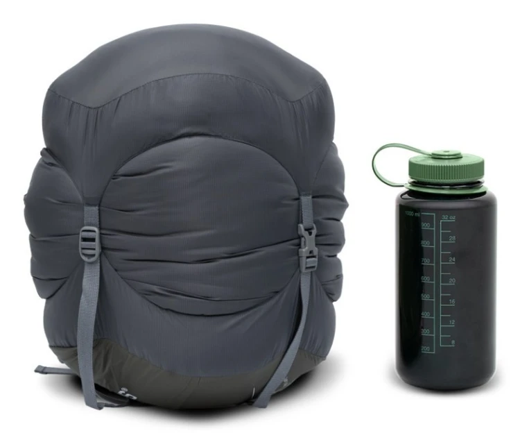 Robens Snowfall III Dorosły Śpiwór pół prostokątny Nylon, Poliester Zielony