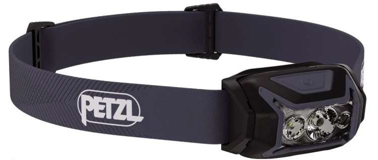 Czołówka PETZL Actik Black 450 lm hybrydowa w góry