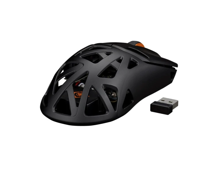 Deltaco Gaming DM370 myszka Oburęczny RF Wireless + Bluetooth + USB Type-A Optyczny 12000 DPI