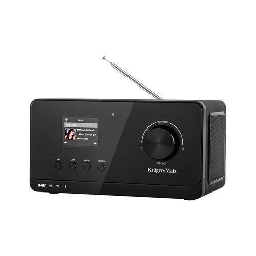 Krüger&Matz KM0816.1 Radio Internetowe Czarne + FM