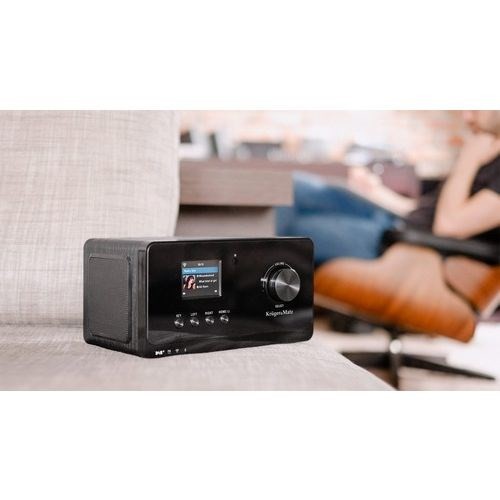 Krüger&Matz KM0816.1 Radio Internetowe Czarne + FM