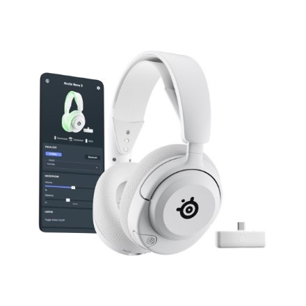 SłuchawkiSteelseries Arctis Nova 5X Wireless 61677 Białe