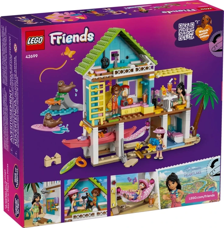 LEGO FRIENDS 42699 Domek na plaży z fokami