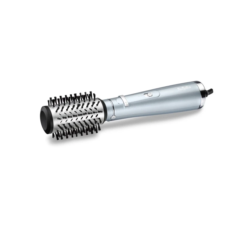 BaByliss Hydro-Fusion Hydro Fusion Air Styler Szczotka z gorącym powietrzem Ciepły Kolor Aqua, Czarny, Metaliczny 700 W 2,5 m