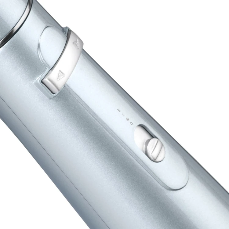 BaByliss Hydro-Fusion Hydro Fusion Air Styler Szczotka z gorącym powietrzem Ciepły Kolor Aqua, Czarny, Metaliczny 700 W 2,5 m