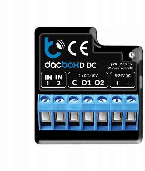 Sterownik naścienny Blebox dacBoxD DC