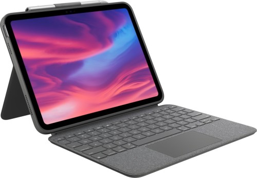 Logitech 920-011382 klawiatura do urządzeń mobilnych QWERTY Amerykański międzynarodowy Smart Connector Szary