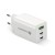 EVERACTIVE ŁADOWARKA SIECIOWA GAN 1 X USB, 2 X USB-C QUICK CHARGE 4+ 65W BIAŁA SC-655Q