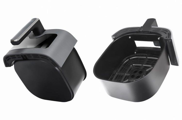 ELDOM FRYTKOWNIC BEZTŁUSZCZOWA FR45 FRITELO 1500W REGULACJA TEMP 80-200°C SZKLANE OKNO W POJEMNIKU DOTYKOWY PANEL STERUJĄCY