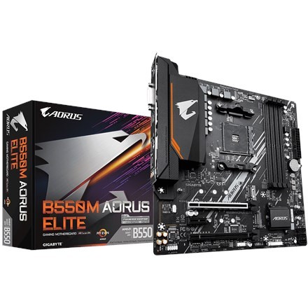 Płyta główna Gigabyte B550M AORUS ELITE Socket AM4 micro ATX AMD B550