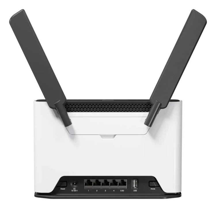 Mikrotik Chateau LTE7 ax router bezprzewodowy Gigabit Ethernet Dual-band (2.4 GHz/5 GHz) 4G Czarny, Biały