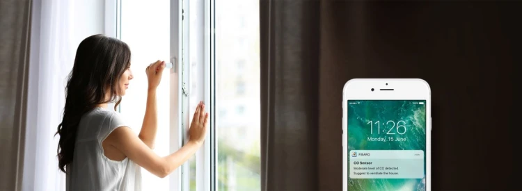 Fibaro FGCD-001 detektor gazu Tlenek Węglu (CO)