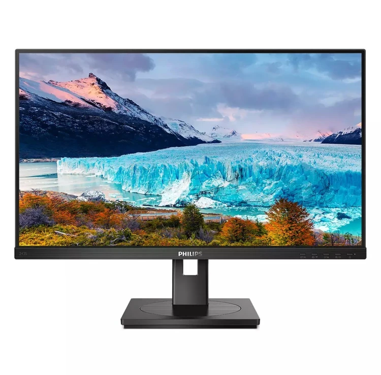 Philips S Line 243S1/00 monitor komputerowy 60,5 cm (23.8") 1920 x 1080 px Full HD LCD Czarny