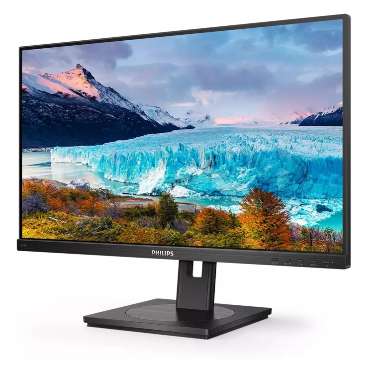 Philips S Line 243S1/00 monitor komputerowy 60,5 cm (23.8") 1920 x 1080 px Full HD LCD Czarny