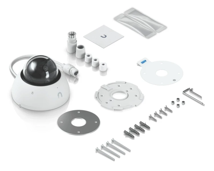 Ubiquiti AI Dome Douszne Kamera bezpieczeństwa IP Wewnętrz i na wolnym powietrzu 3840 x 2160 px Sufit / Ściana