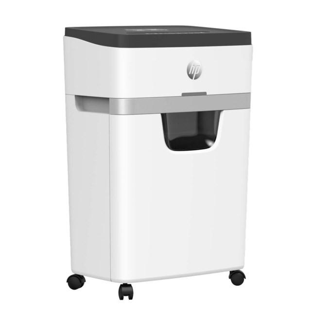 Niszczarka HP ONESHRED 12MC, mikrościnki, P-5, 12 kart., 25l, jasnoszara