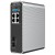 Ruijie Networks RG-NIS2100 Zarządzany L2 Gigabit Ethernet (10/100/1000) Obsługa PoE Czarny, Stal nierdzewna