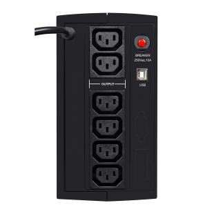 Ever DUO 850 AVR USB Technologia line-interactive 0,85 kVA 550 W 6 x gniazdo sieciowe