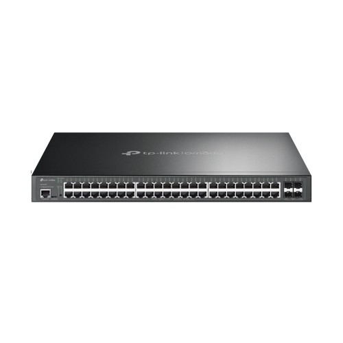 TP-Link TL-SG3452XP łącza sieciowe Zarządzany L2+ Gigabit Ethernet (10/100/1000) Obsługa PoE 1U Czarny