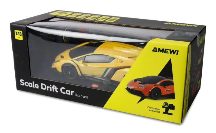 Licencja Amewi RC Drift Lamborghini Veneno żółty
