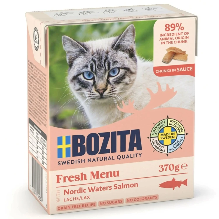 BOZITA Chunks in sauce with Salmon 370g