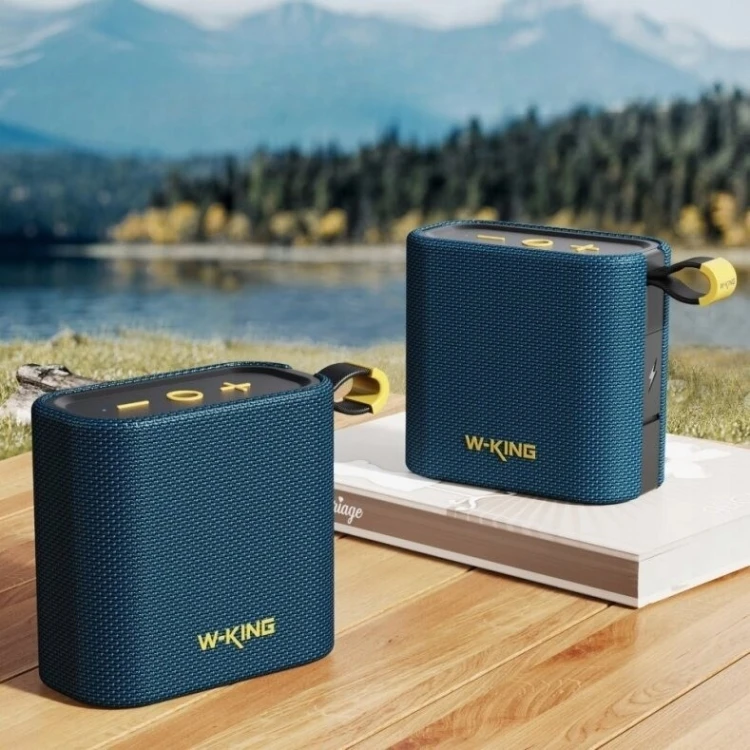 Głośnik bezprzewodowy Bluetooth W-KING D2 niebieski