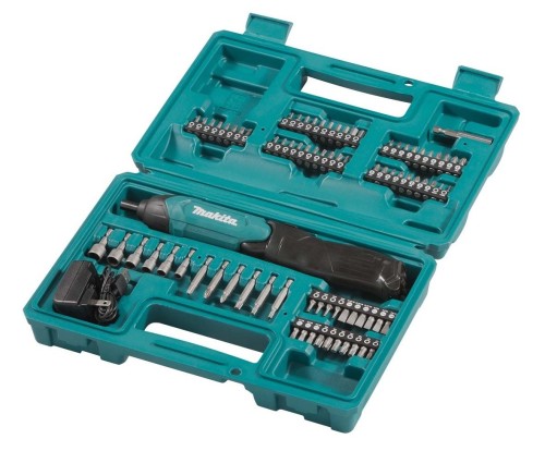 Makita DF001DW wkrętak zasilany/zakrętark udarowy 220 RPM Czarny, Niebieski