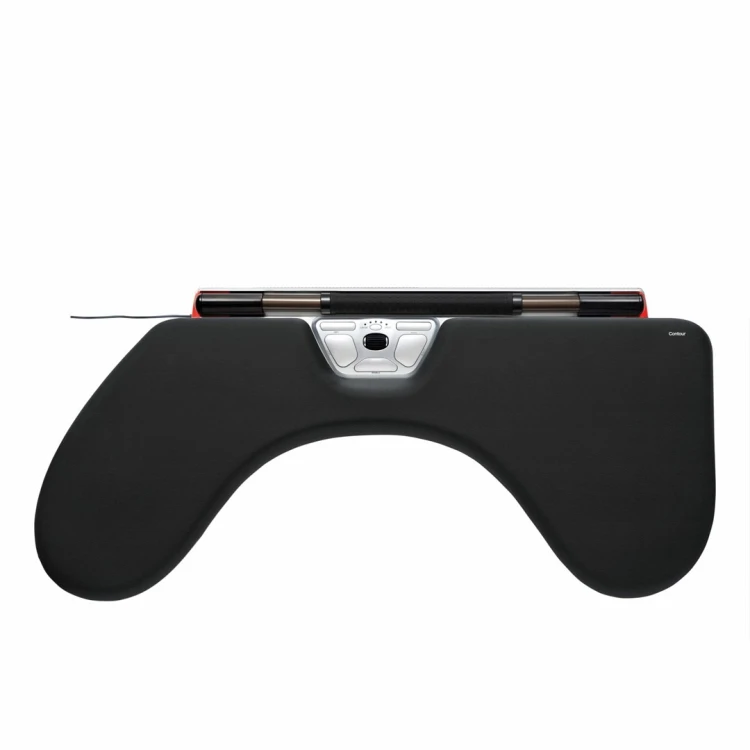 Contour Design RollerMouse Czerwona Max, przewodowa, USB Type-A, 2800 DPI, Srebrny