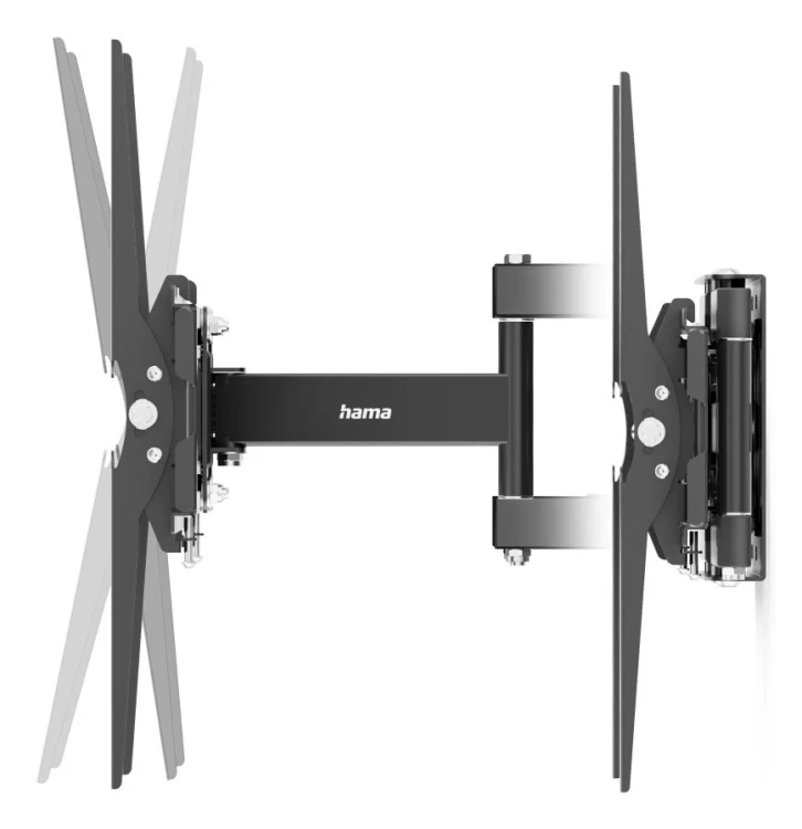 Hama 00220897 uchwyt do telewizorów 190,5 cm (75") Czarny