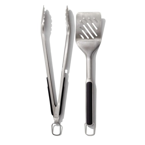 OXO OX11320200 Good Grips Set aus Wender und Zange zum Grillen