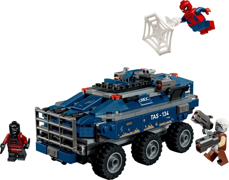 LEGO Marvel Super Heroes 76349 - Poscig Spider-Mana z więźniarką