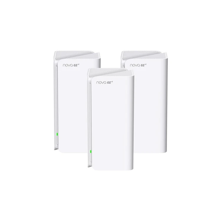 Tenda MX21 Pro(3-pack) Trójpasmowy (2,4 GHz / 5 GHz / 6 GHz) Wi-Fi 6 (802.11ax) Biały Wewnętrzne