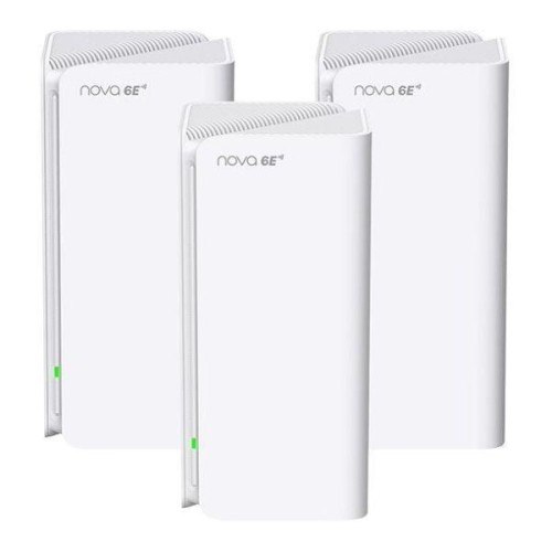 Tenda MX21 Pro(3-pack) Trójpasmowy (2,4 GHz / 5 GHz / 6 GHz) Wi-Fi 6 (802.11ax) Biały Wewnętrzne