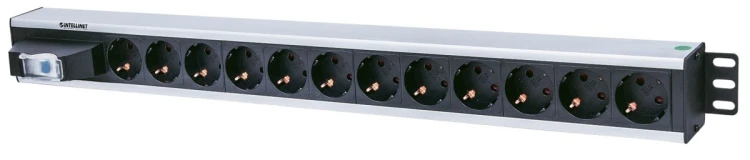 Listwa zasilająca rackowa 19"  Niemiecki typ gniazd (1.6m) Intellinet