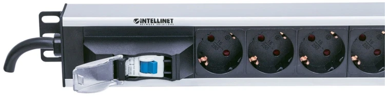Listwa zasilająca rackowa 19"  Niemiecki typ gniazd (1.6m) Intellinet