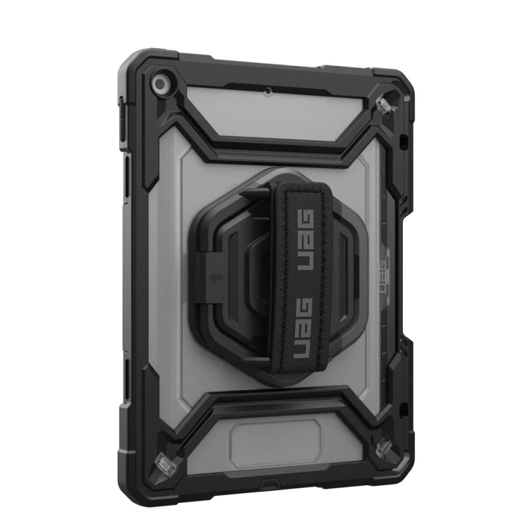 UAG Plasma HS Kickstand - obudowa ochronna z uchwytem do Apple Pencil, uchwytem na dłoń oraz podstawką do iPad 10.9" 10 generacja / 11" (A16) (ice/bla