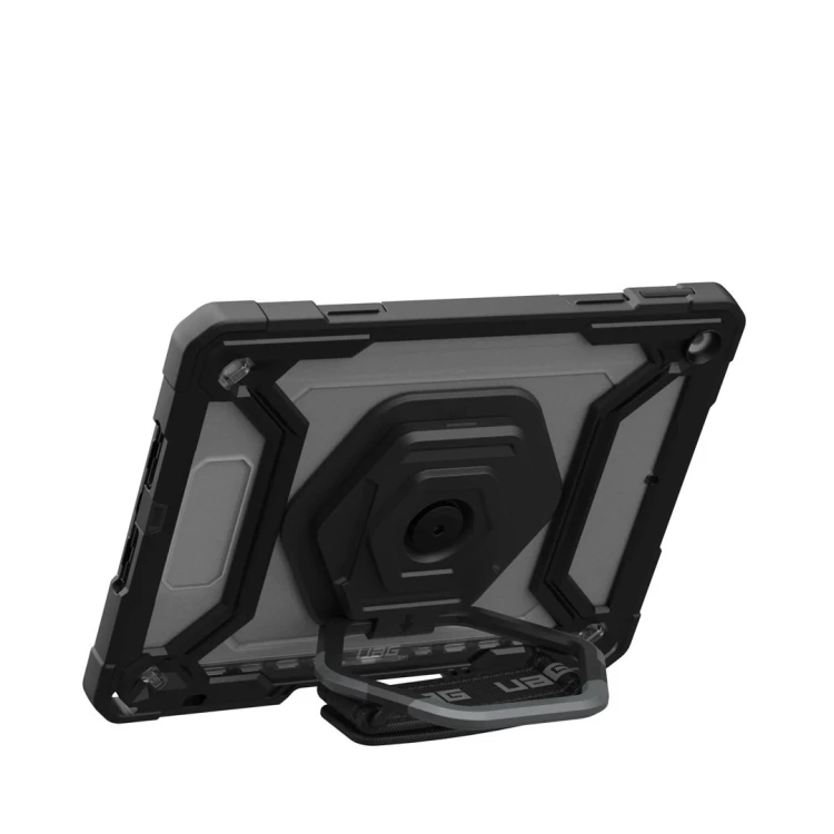 UAG Plasma HS Kickstand - obudowa ochronna z uchwytem do Apple Pencil, uchwytem na dłoń oraz podstawką do iPad 10.9" 10 generacja / 11" (A16) (ice/bla