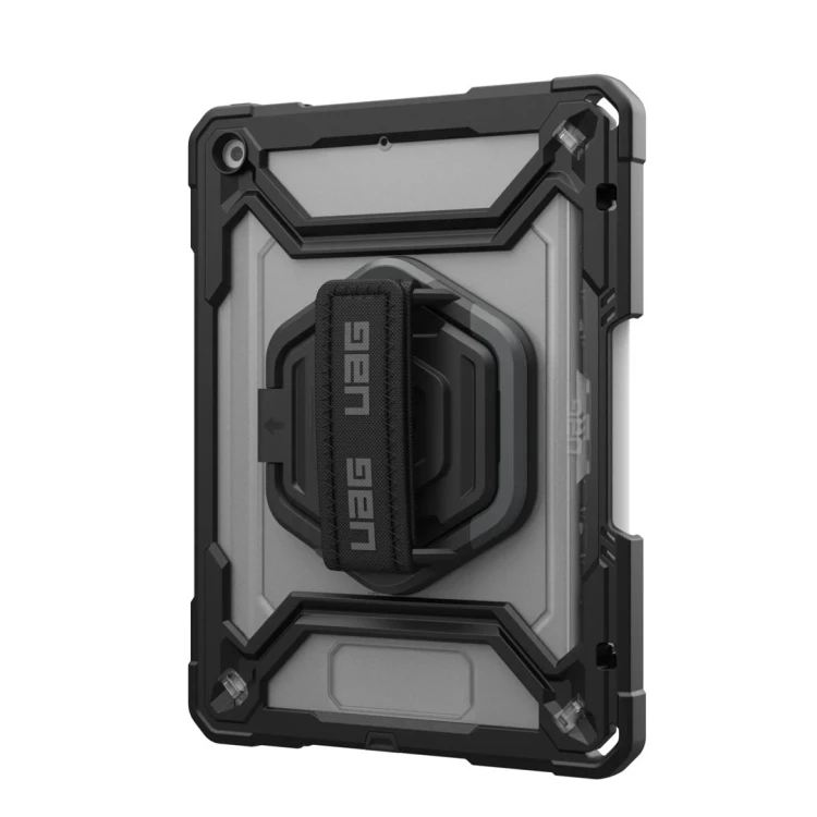 UAG Plasma HS Kickstand - obudowa ochronna z uchwytem do Apple Pencil, uchwytem na dłoń oraz podstawką do iPad 10.9" 10 generacja / 11" (A16) (ice/bla